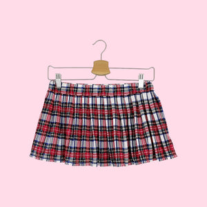 FREDERICK'S PLAID MICRO MINI SKIRT (S)