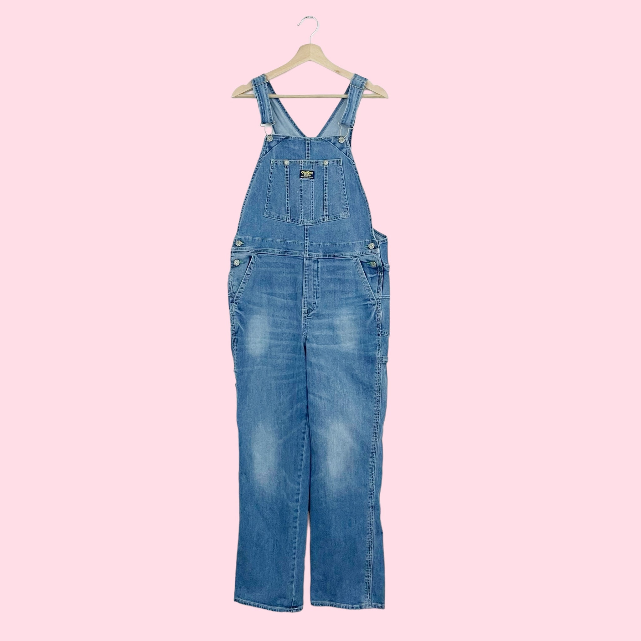 OSHKOSH DENIM OVERALLS (S/M)