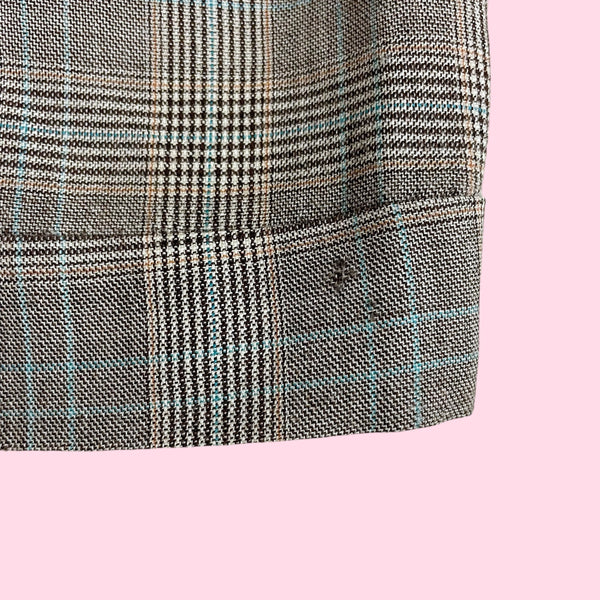 JUICY COUTURE PLAID WOOL SHORTS (6)