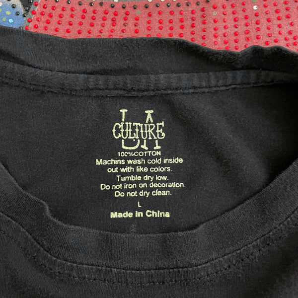 LA CULTURE RHINESTONE SWALLOW T SHIRT (M)