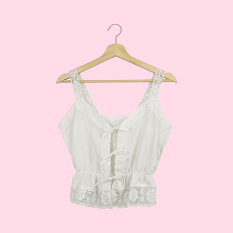 WHITE TIE FRONT PRAIRIE TANK (M)