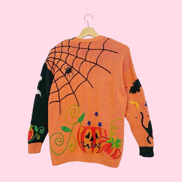 90S HALLOWEEN NOVELTY CARDIGAN (S)