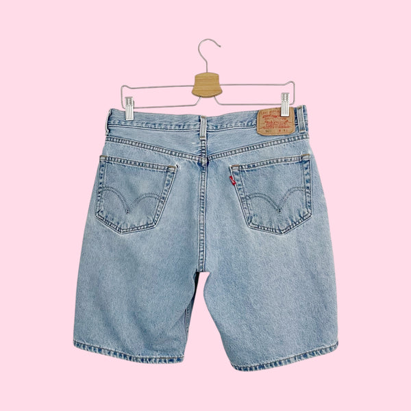 Levi's 505 Long Denim Shorts (32)