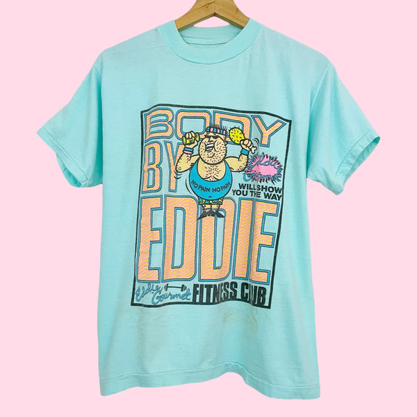 BODY BY EDDIE FITNESS CLUB T-SHIRT (S/M)