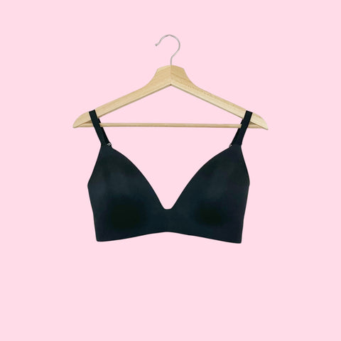 SKIMS WIRELESS FORM LIGHTLY LINED BRA - ONYX (36DD)