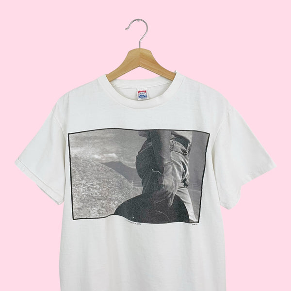 90S COWBOY JIM GRAPHIC T-SHIRT (L)