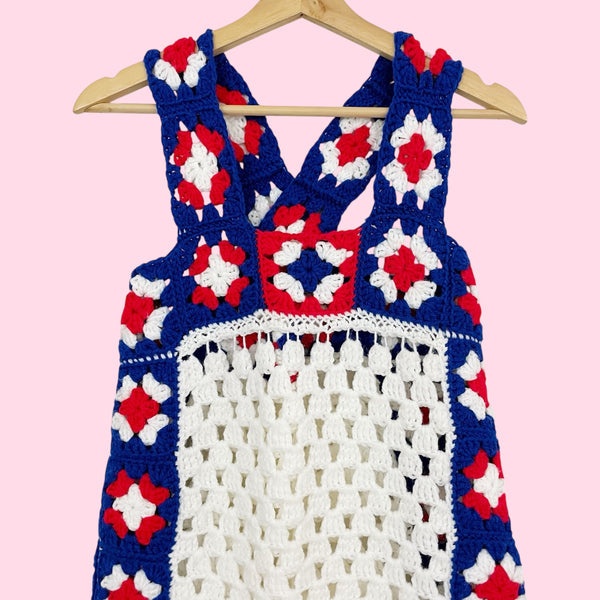 GRANNY BLANKET MAXI DRESS (S/M)