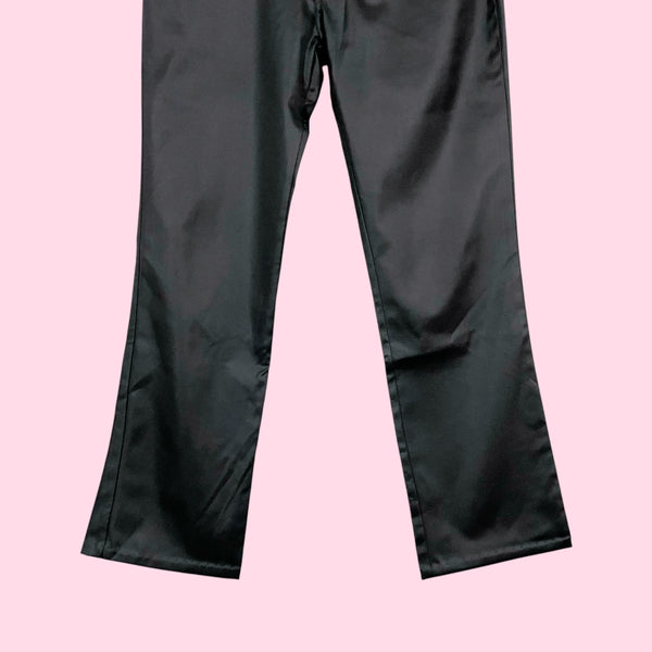 BUBBLEGUM BLACK SHINY PANTS (6)
