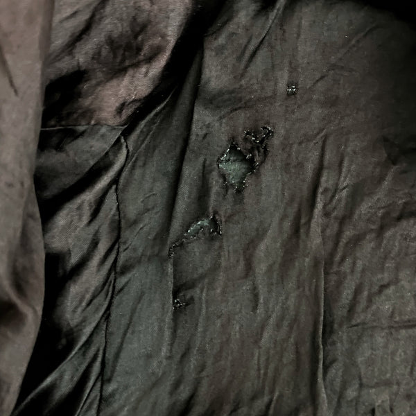 THE LIMITED BLACK LEATHER BOMBER JACKET (L)