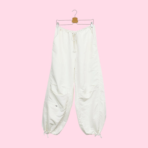 FP MOVEMENT WHITE PARACHUTE PANTS (L)