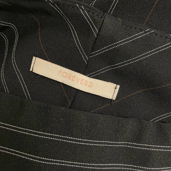 LOW RISE PINSTRIPE OFFICE SIREN PANTS (S)