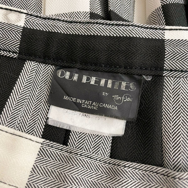 GINGHAM PLEATED MINI SKIRT (25/26)