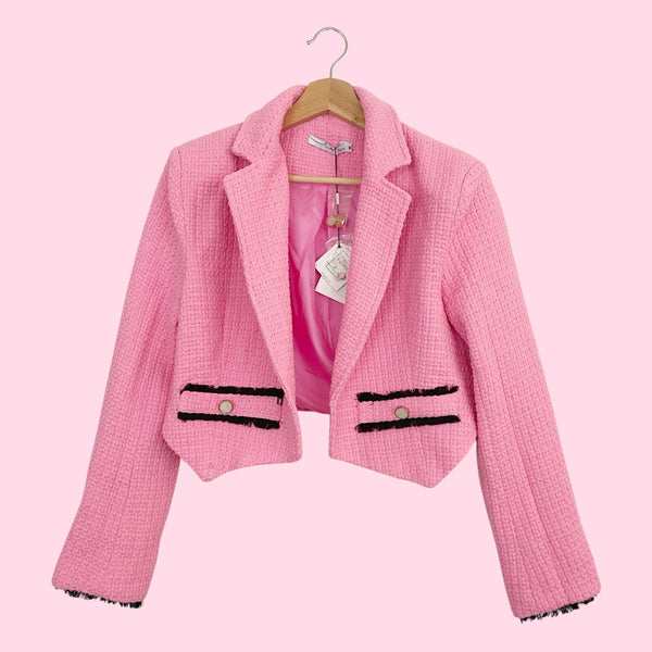 By Egreis Maybelline Cropped Jacket Pink (M)
