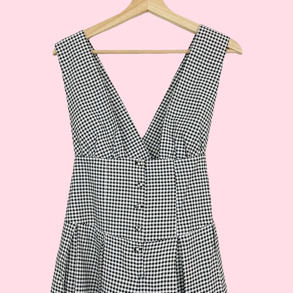 VANESSA MOONEY GINGHAM VENUS ROMPER (L)