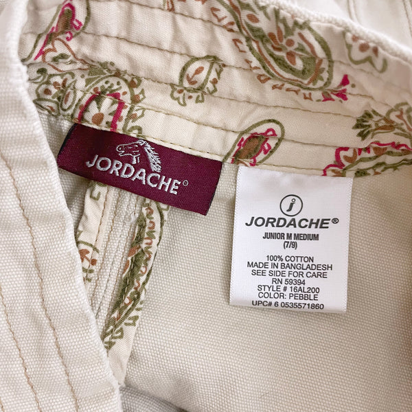 Y2K TAN CANVAS JACKET (S)