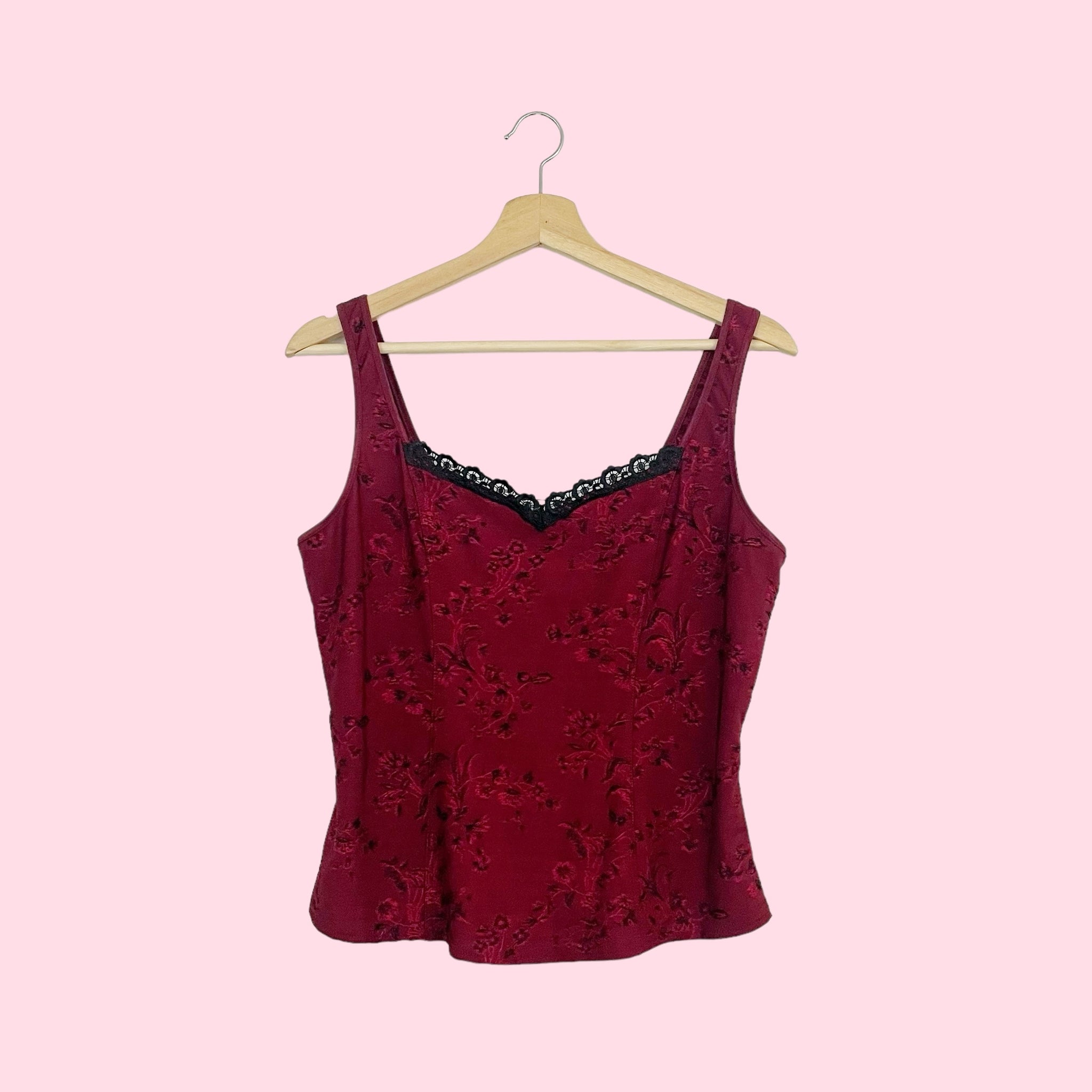 ARIANNE RED CORSET TANK (1X)