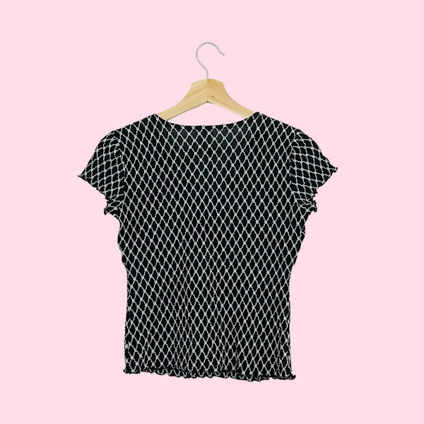 BLACK DIAMOND MESH TOP (S)