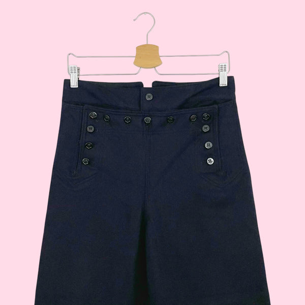 VINTAGE US NAVY WOOL PANTS (30)