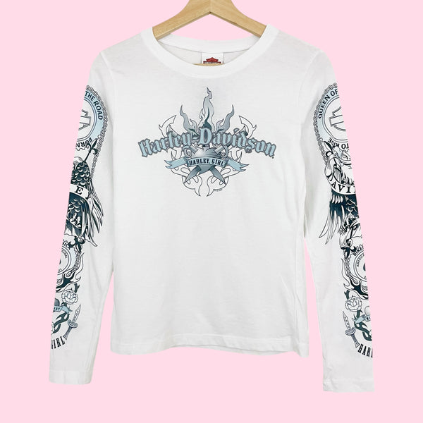 HARLEY DAVIDSON GIRL LONG SLEEVE TEE (S)