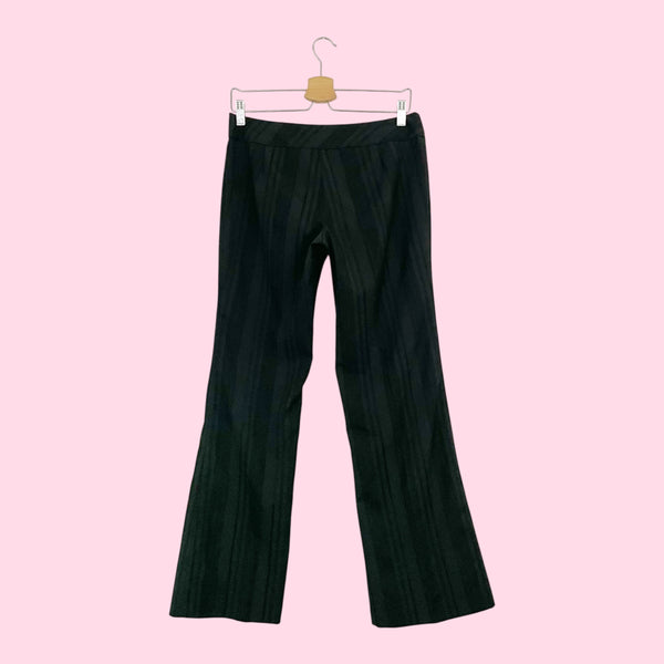 Y2K BLACK STRIPED OFFICE SIREN PANTS (7)