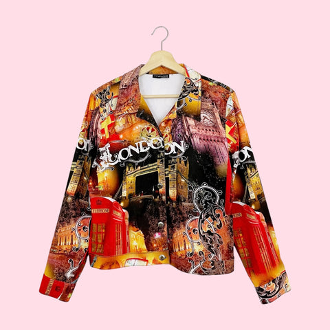 LONDON ALL OVER PRINT JACKET (L)