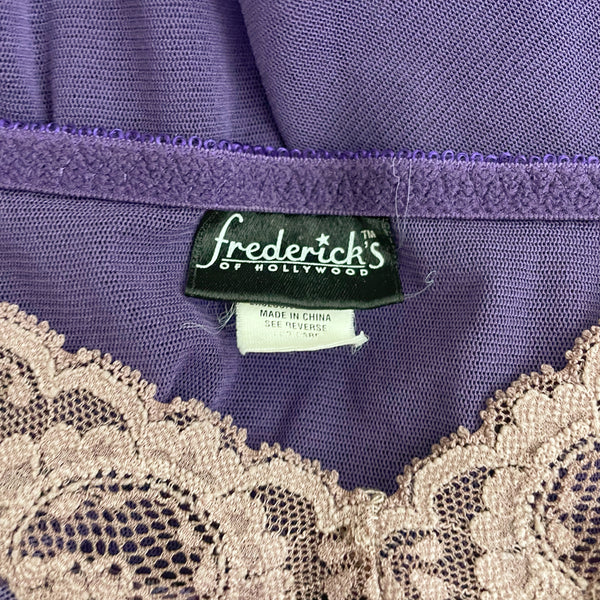 PURPLE MESH OPEN FRONT TOP (S)