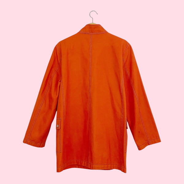 ORANGE FIREMAN CLASP JACKET (L/XL)