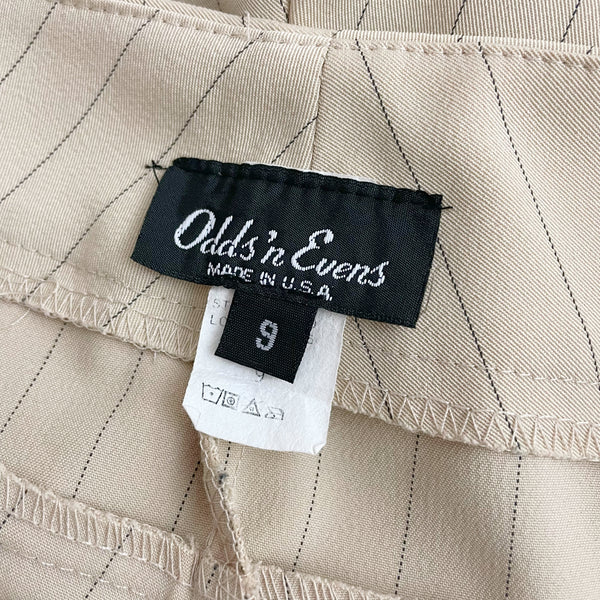 Cream Pinstripe Office Siren Pants (9)