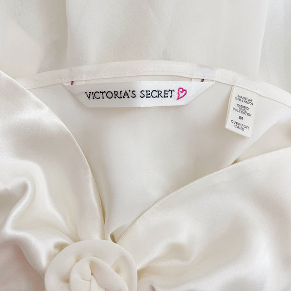 90s Victoria's Secret White Rosette Babydoll (M)