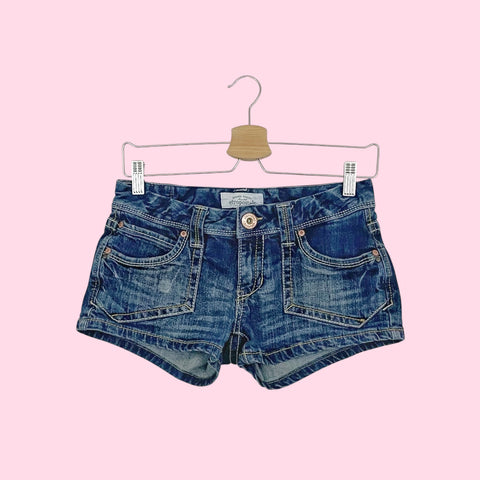 AEROPOSTALE LOW RISE DENIM SHORTS (3/4)