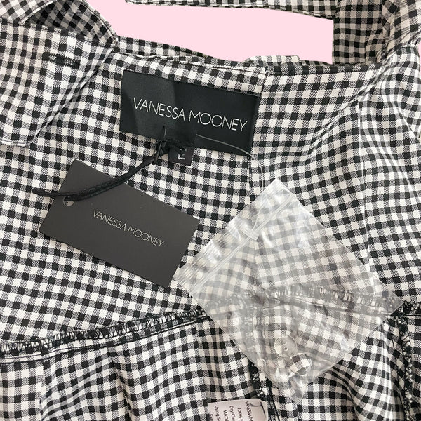 VANESSA MOONEY GINGHAM VENUS ROMPER (L)