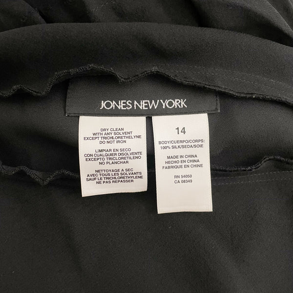 BLACK SILK TIERED MAXI SKIRT (14)