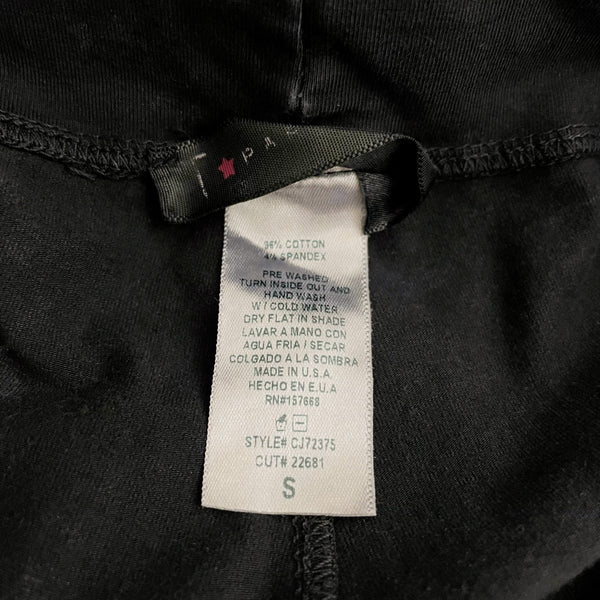 T Party Mineral Wash Rhinestone Flare Yoga Pants (S)