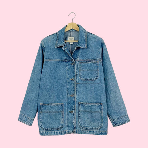 90S DENIM CHORE JACKET (S-L)