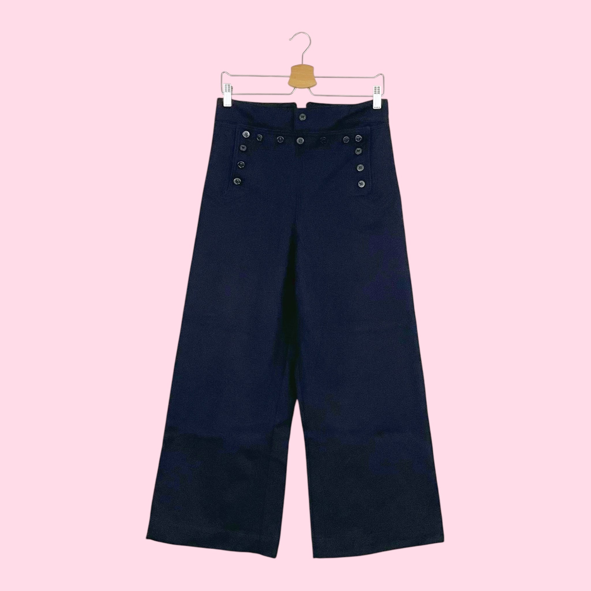 VINTAGE US NAVY WOOL PANTS (30)