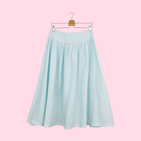 80S LIGHT BLUE FULL SKIRT (29)