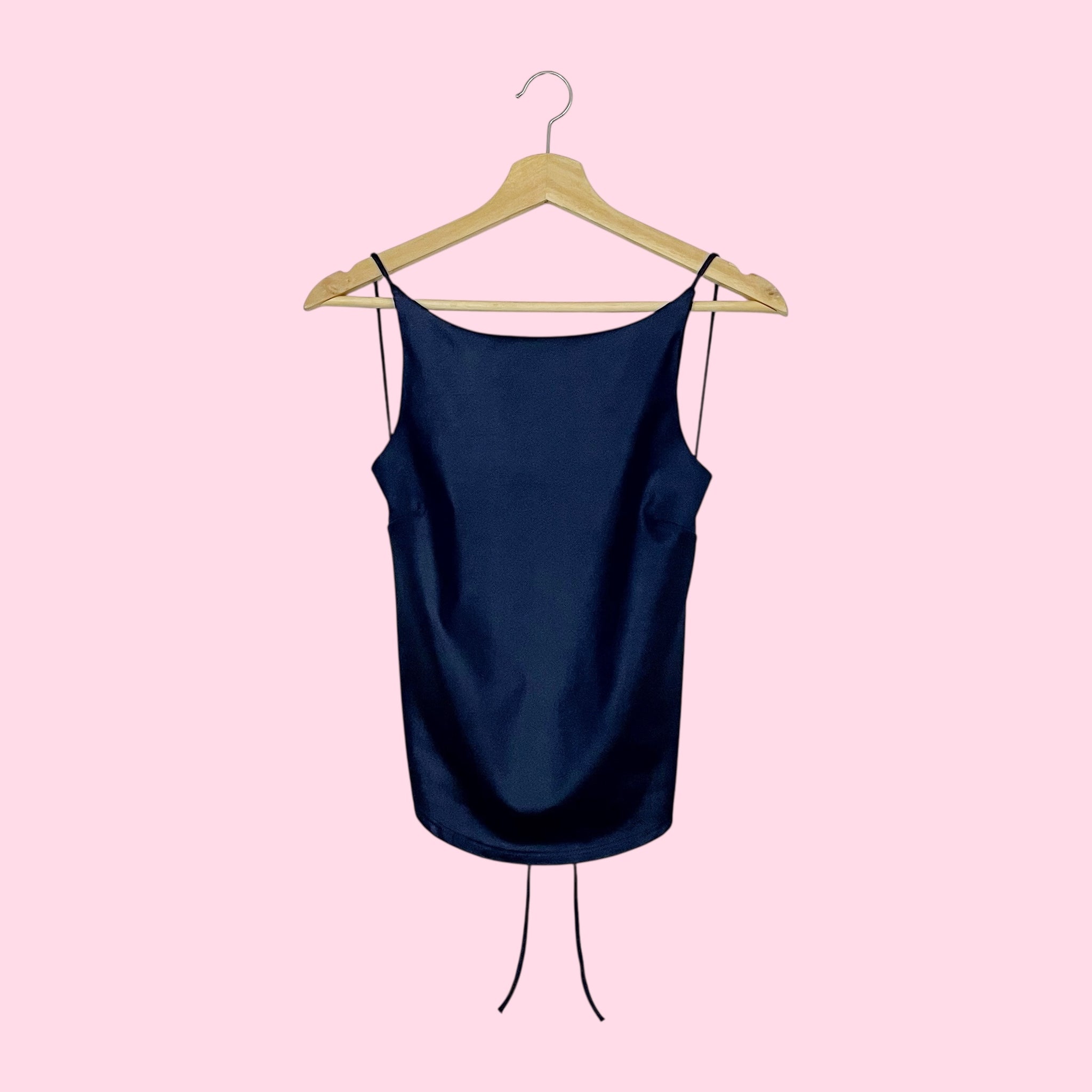 NAVY BLUE BACKLESS TANK (S/M)