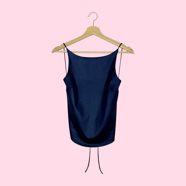 NAVY BLUE BACKLESS TANK (S/M)