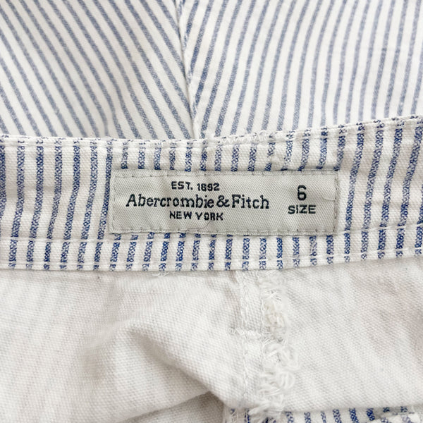 Y2K Abercrombie Striped Low Rise Micro Shorts (6)