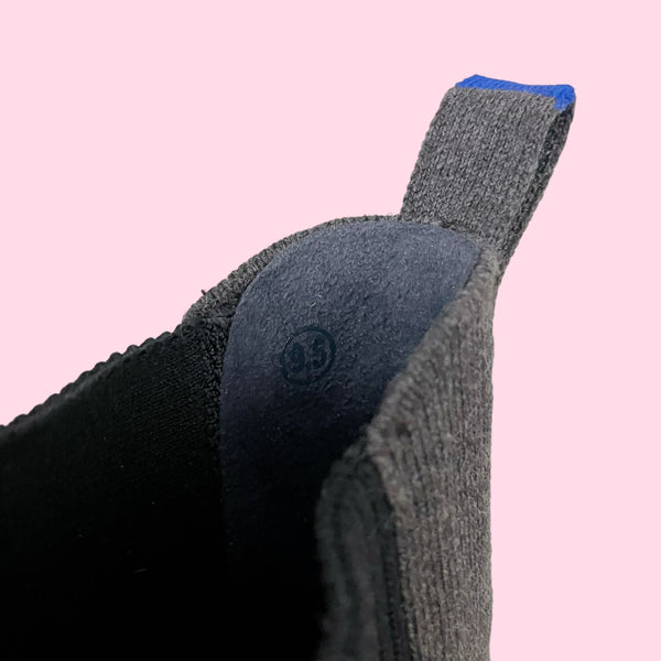 ROTHY'S GRAY BLACK LUG BOOT (9.5)