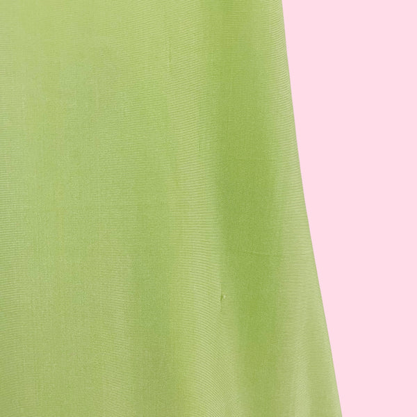 Lime Spandex Slip Dress (S)