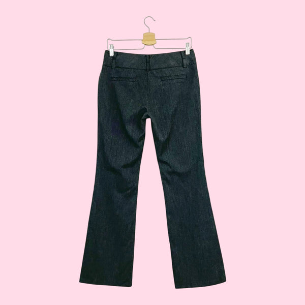 GRAY STRIPED LOW RISE PANTS (7)