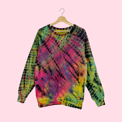 AVIATOR NATION TIE DYE SWEATSHIRT (L)