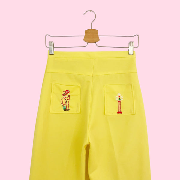 70S YELLOW EMBROIDERED BELLBOTTOMS (26)