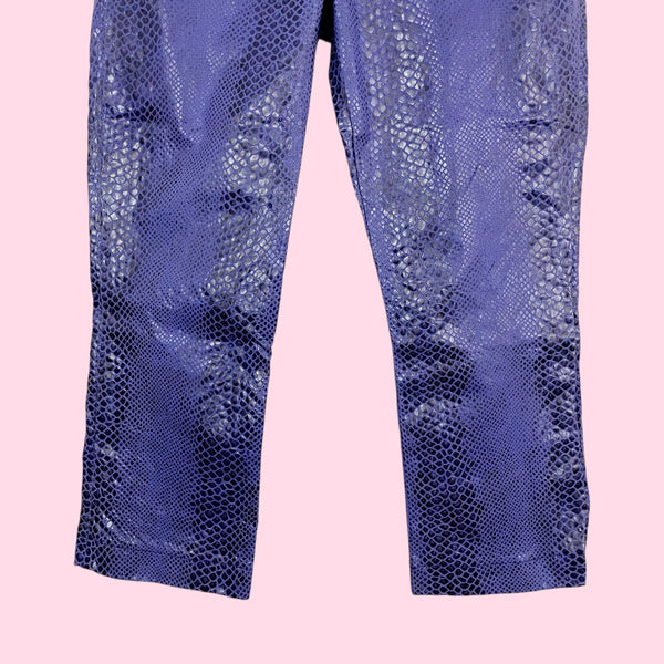 GUESS PURPLE SNAKE CAPRIS (2)