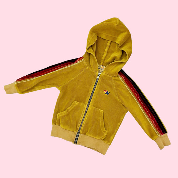 AVIATOR NATION VELOUR TRACK JACKET (2T)