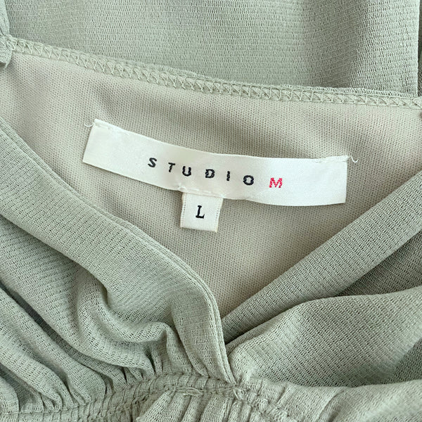 Sage Green Mesh Top (L)