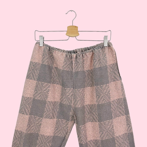 PRINTED COTTON DRAWSTRING PANTS (M)