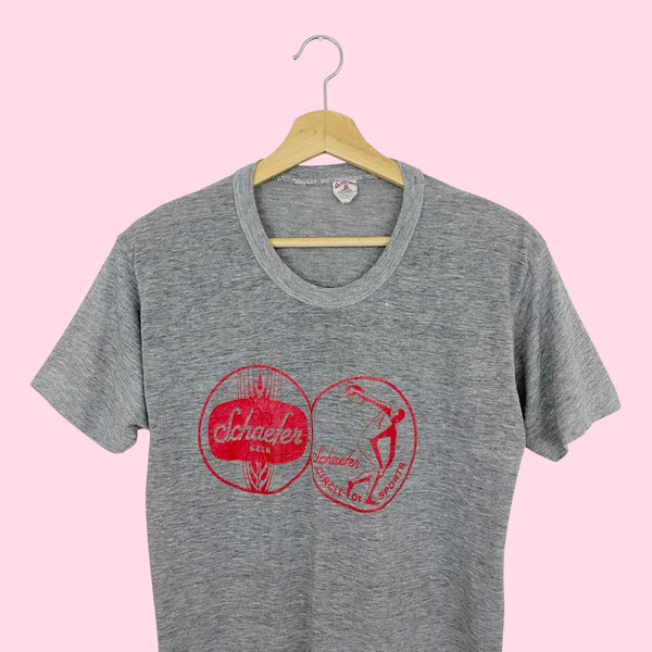 80S SCHAEFER BEER T-SHIRT (M)