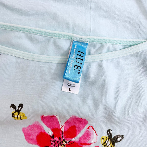 FLOWER + BEE GRAPHIC TANK (L)
